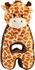 Outward Hound by Charming Pet Cuddle Tugs Giraffe Plush Squeaky Dog Toy