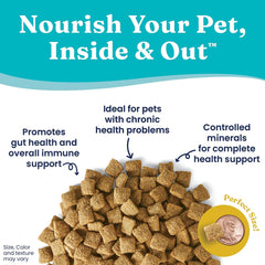 Solid Gold Dry Dog Food for Adult & Senior Dogs - Made with Oatmeal, Pearled Barley, and Fish Meal - Holistique Blendz Potato Free High Fiber Dog Food for Sensitive Stomach & Immune Support 24-lb
