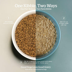 Now Fresh Good Gravy Premium Dry Dog Food with Salmon & Ancient Grains for Small Breeds, Healthy Kibble for Adults Coated in Bone Broth – Just Add Water to Moisten, Chicken-Free