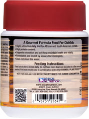 Ocean Nutrition Fish Food - Cichlid Fish Food, High Protein Fish Flakes, Tropical Fish Flakes, Ideal Cichlid Food for Angelfish, Kribensis, Ram Cichlids and More, Made in The USA, 1.2 oz (34 g)