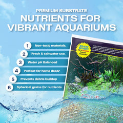 Floragems Premium Planted Ochre Aquarium Gravel, 20 Lbs - Nutrient-Rich Substrate, Enhances Water Quality for Fish Life and Plant Growth,