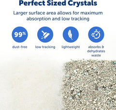 PetSafe ScoopFree Odor Control Crystal Cat Litter, Fresh Scent, 8 Lb Bag