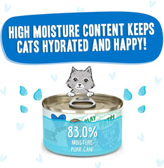 Weruva B.F.F. Play - Best Feline Friend Paté Lovers, Aw Yeah!, Chicken & Tuna Til' Then with Chicken & Tuna
