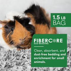 Fibercore ECO BEDDING 99% Dust Free Paper Bedding for Small Pets and Birds, White