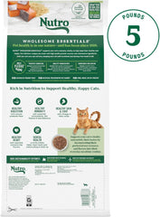 Nutro Wholesome Essentials Adult Dry Cat Food, Salmon & Brown Rice Recipe