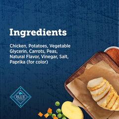True Chews - Blue Buffalo True Chews Dog Treats Made in the USA with Natural Ingredients Chicken Pot Pie