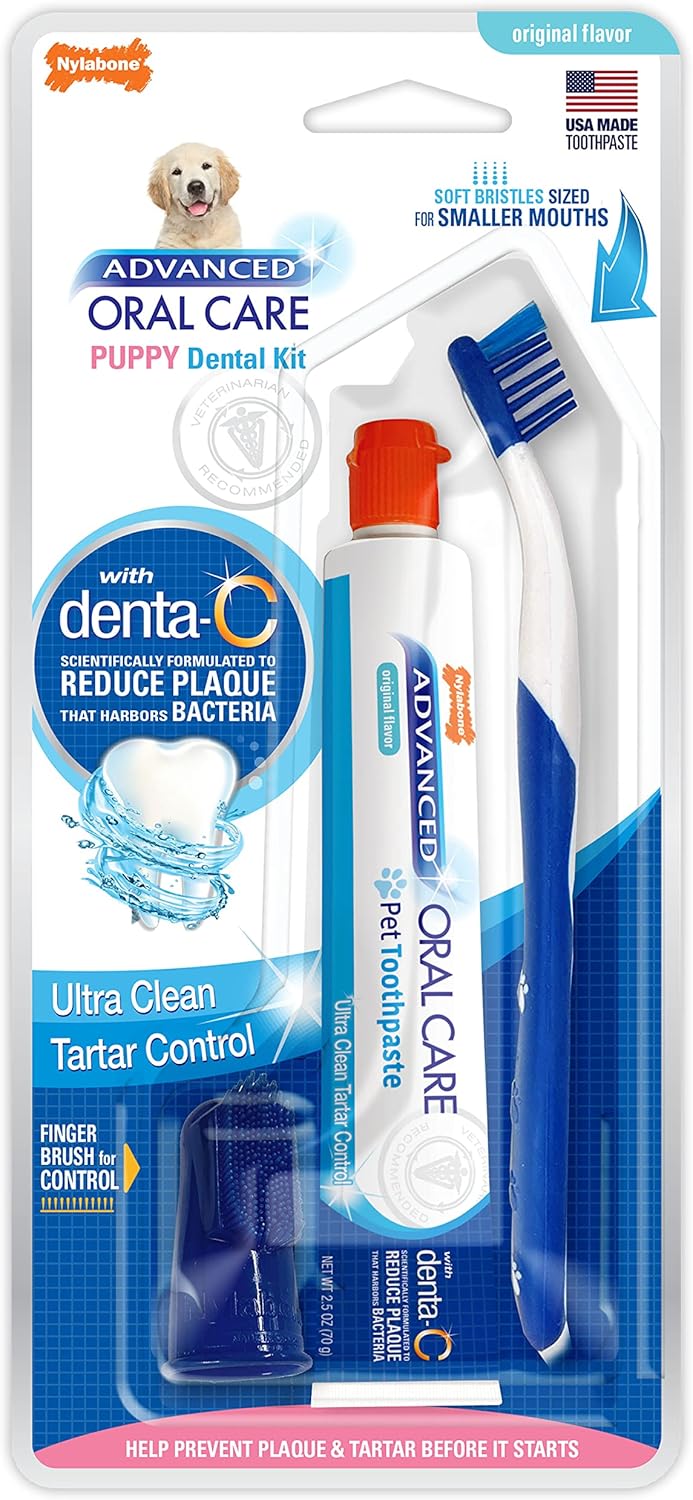 Nylabone Advanced Oral Care Puppy Dental Kit Puppy