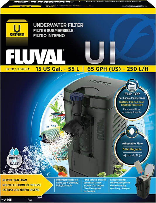 Fluval Underwater Filter, Freshwater and Saltwater Aquarium Filter