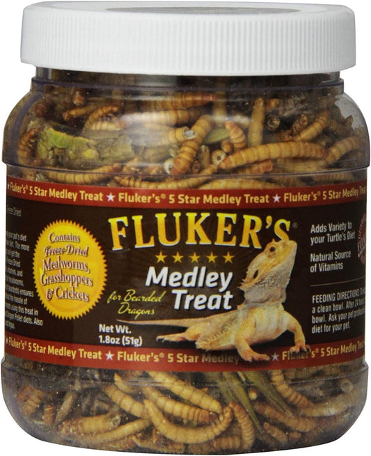 Fluker's Medley Treat for Bearded Dragons 1.8 oz
