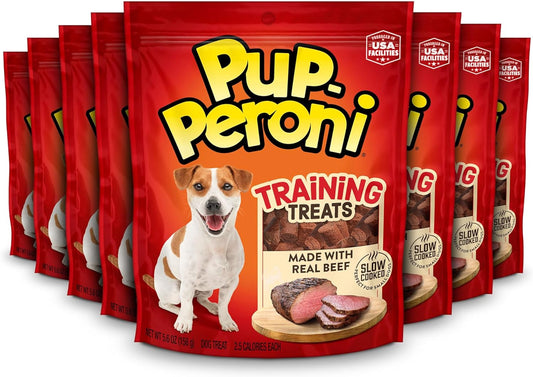 Pup-Peroni Training Dog Treats, Original Beef Flavor Made with Real Beef, Bite Size Rewards