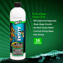 Fritz Aquatics Algae Clean Out - Algaecide for Fresh and Salt Water Aquariums