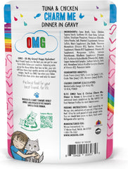 Weruva B.F.F. OMG - Best Feline Friend Oh My Gravy! Tuna & Chicken Charm Me with Tuna & Chicken in Gravy Cat Food