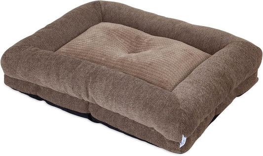 Petmate La-Z-Boy Rosie Pet Bed in Taupe for Small and Medium Dogs Up to 50 Pounds. 35 Inches x 27 Inches