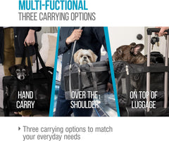 Sherpa Original Deluxe Travel Pet Carrier, Airline Approved & Guaranteed On Board - Black