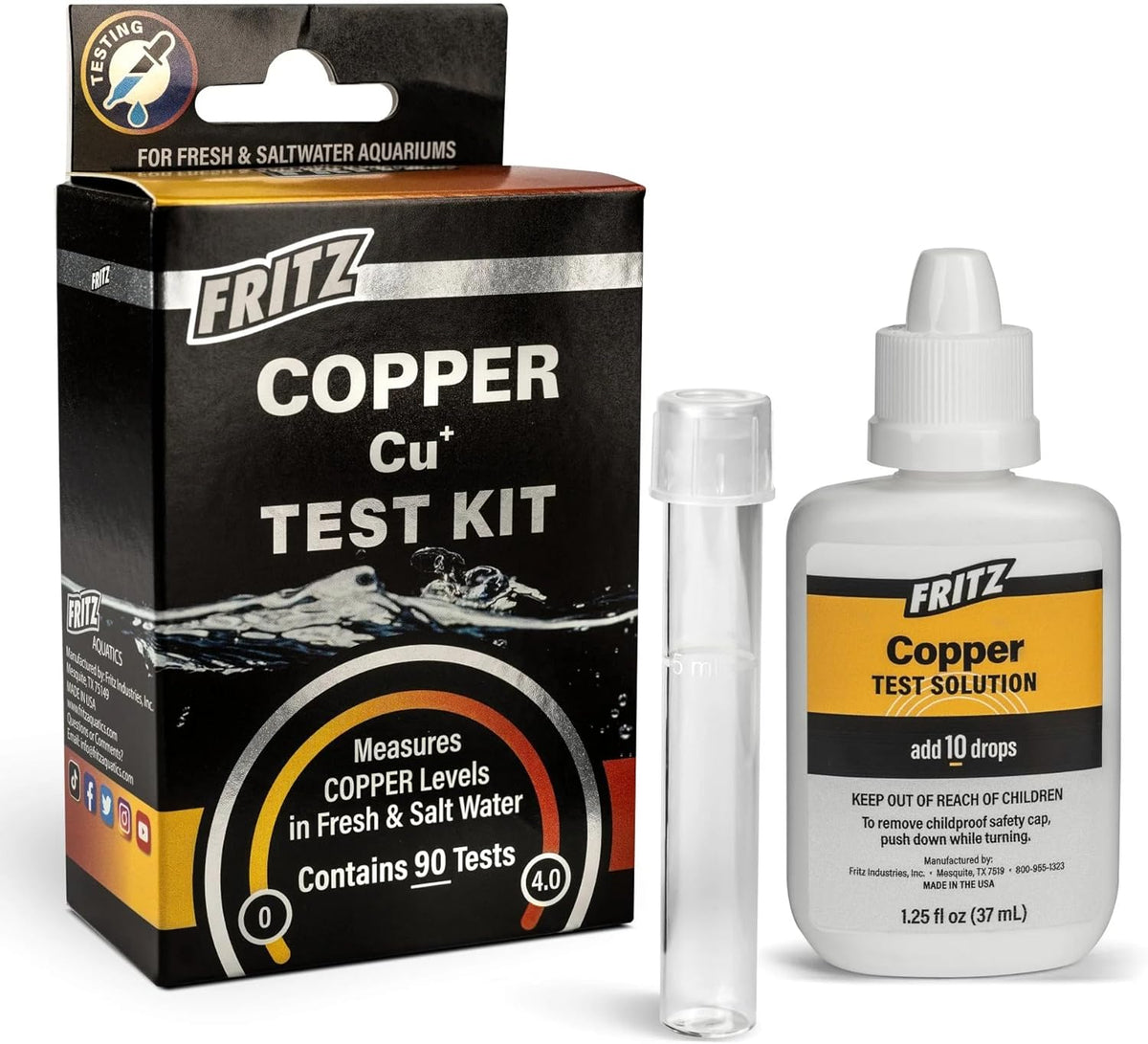 Fritz Liquid Test Kit - Copper