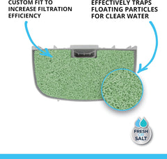 Fluval 107/207 Phosphate Remover Pad, Replacement Aquarium Canister Filter Media, 3-Pack