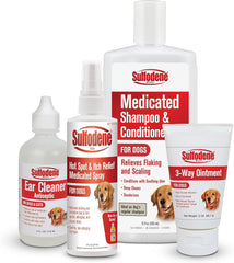 Dog Wound Care 3-Way Ointment, Relieves Pain & Prevents Infection For Dog Cuts, Scrapes, Bites and Injuries, 2 Ounce)
