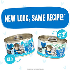 Weruva B.F.F. Play - Best Feline Friend Paté Lovers, Aw Yeah!, Chicken & Tuna Til' Then with Chicken & Tuna