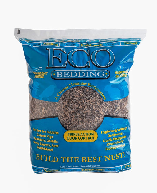 Fibercore ECO BEDDING 99% Dust Free Paper Bedding for Small Pets and Birds, Odor Control