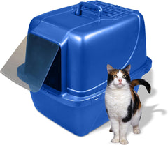 Van Ness Pets Odor Control, Giant Enclosed Cat Pan with Odor Door, Hooded