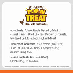 Nylabone Knuckle Bone & Pop-In Puppy Treat Toy Combo Power Chew Toy for Dogs, Dog Toys for Aggressive Chewers, Chicken Flavor