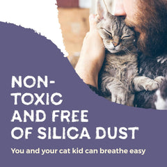 Naturally Fresh Pellet Formula Unscented Non-clumping Cat Litter, 10 lbs, Purple