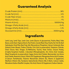 Animals Like Us - RawMix50 Premium Freeze-Dried Raw Grass-Fed Lamb Recipe Dog Food, Protein Rich, Includes Kibble, Non-GMO, No Wheat or Corn