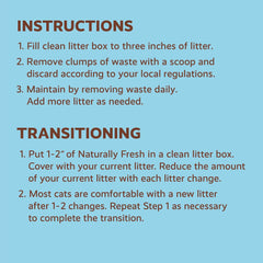 Naturally Fresh Cat Litter Made From Walnut Shells, Unscented, Multi-Cat, Upcycled, Low Dust, Sustainable