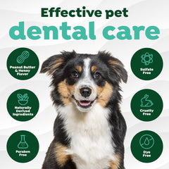 TropiClean Fresh Breath Oral Care Kit - Soft Bristle Finger Toothbrush - Dog Tooth Brushing Kit -