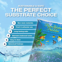 Blakberry Glo Aquarium Gravel - 5 lbs - Non-Toxic, Colorfast, Vibrant Substrate for Aquariums, Terrariums, Ponds & Crafts