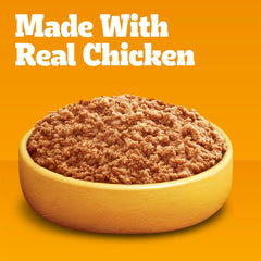 Pedigree Chopped Ground Dinner Adult Canned Soft Wet Dog Food Chicken Flavor, 22 oz. Cans  EA