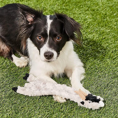 Skinneeez Crinklers Goat - Stuffing-Free Dog Toy with Crinkle & Squeaker Sounds, Durable for Moderate Chewers, Tug Toy for Small Dogs & Puppies