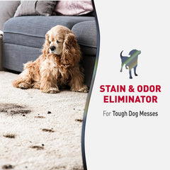 Nature’s Miracle Advanced Stain & Odor Eliminator, 32 Ounces, Sunny Lemon Scent, Severe Mess Enzymatic Formula For Tough Pet Messes