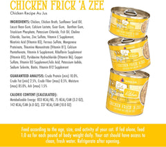 Weruva Cats in The Kitchen, Chicken Frick 'A Zee with Chicken Au Jus Cat Food