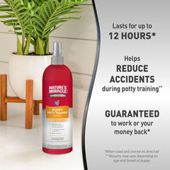 Nature’s Miracle Advanced Platinum Puppy Potty Training Spray, Dog Training Aid