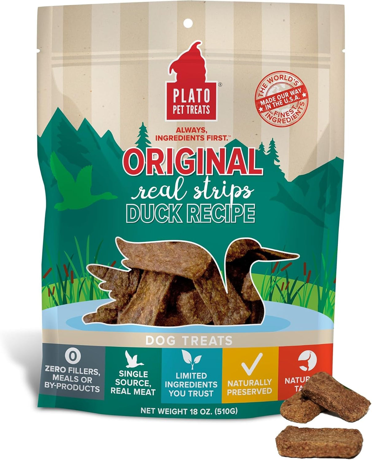 PLATO Original Real Strips Duck
