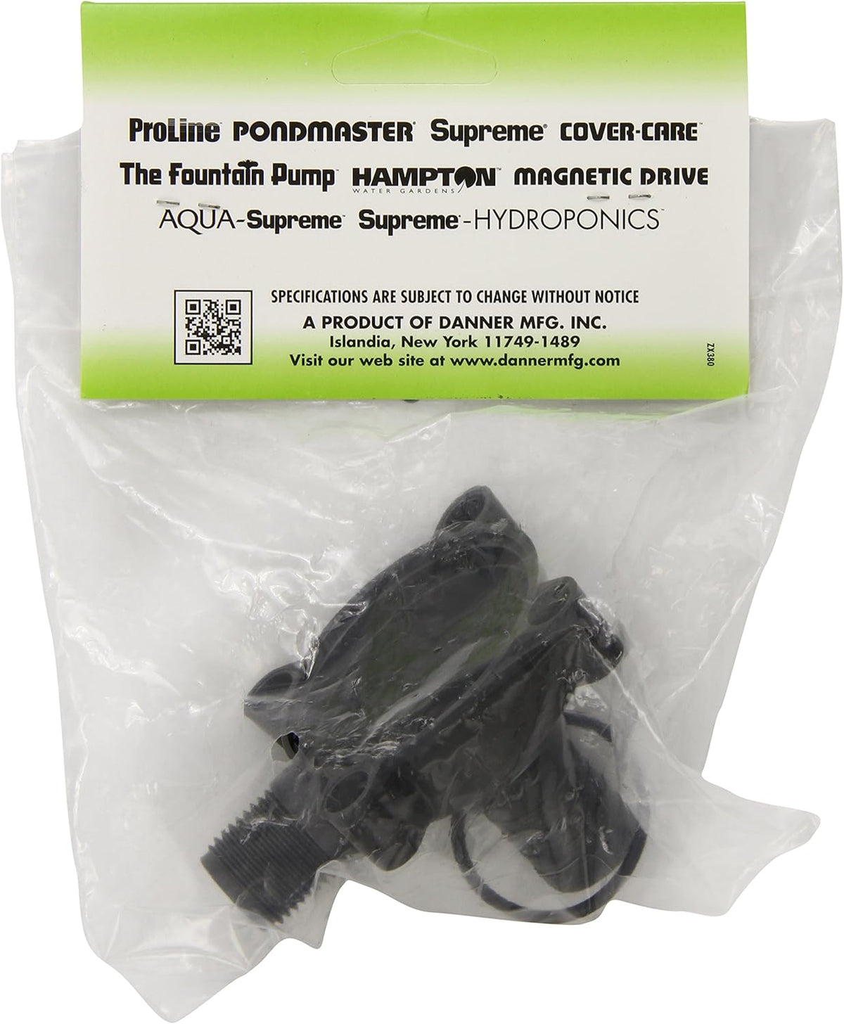 Supreme (Danner) ASP12546 Impeller Cover with Barbed Intake Aquarium Water Pump