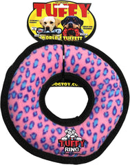 TUFFY -World's Tuffest Soft Dog Toy -Ultimate Ring-Squeakers-Multiple Layers.Made Durable, Strong & Tough.Interactive Play(Tug, Toss & Fetch).Machine Washable & Floats