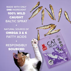 PLATO Pet Treats Cat Treats - Single Ingredient, Healthy Treats for Indoor Cats  - 2.5 oz