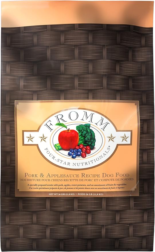 Fromm Four-Star Nutritionals Pork & Applesauce Dog Food - Premium Dry Dog Food - Pork Recipe - 26 lb