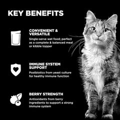 Go! Solutions Booster Immune Health, Grain-Free Wet Cat Food Topper , 2.5 oz Pouch