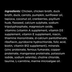 Go! Solutions Booster Weight Management, Grain-Free Wet Cat Food Topper, Shredded Chicken and Duck in Broth, 2.5 oz Pouch (Pack of 12)