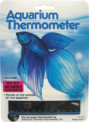 LCR Hallcrest  Liquid Crystal Aquarium Thermometer Horizontal