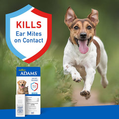 Ear Mite Treatment For Dogs and Cats Over 12 Weeks, Kills Ear Mites On Contact, Relief For Dogs and Cats Suffering From Ear Mites, Soothing Aloe and Lanolin Formula .5 Fl Oz
