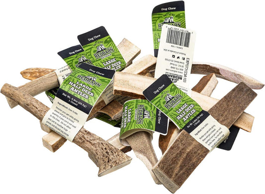 Redbarn Pet Products Half Deer Antler for Dogs