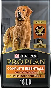 Purina Pro Plan Complete Essentials Shredded Blend 7+ Chicken & Rice Senior Dog Food