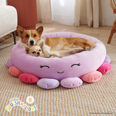 Squishmallows  Beula Octopus Pet Bed - Ultrasoft Official Squishmallows Plush Pet Bed