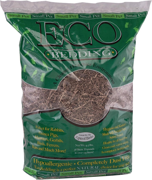 Fibercore ECO Bedding 99% Dust Free Paper Bedding for Small Pets, Eco Natural Bag