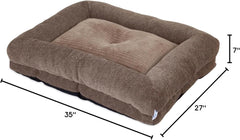Petmate La-Z-Boy Rosie Pet Bed in Taupe for Small and Medium Dogs Up to 50 Pounds. 35 Inches x 27 Inches
