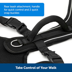 PetSafe EasySport Dog Harness – Adjustable, Padded Dog Harness with Control Handle and Reflective Piping